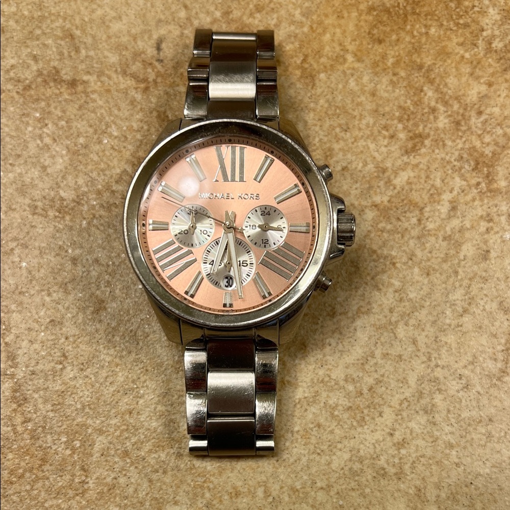 Michael Kors Wren Chronograph MK5837 stainless steel ladies watch - Picture 2 of 6